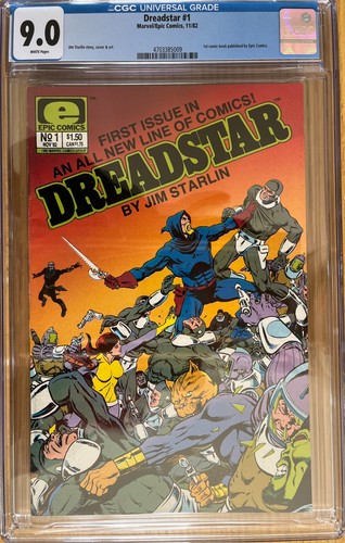 1982 dreadstar cgc 0 1st - dreadstar,
