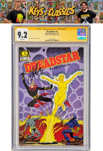 Dreadstar cgc signed - dreadstar, 9.2