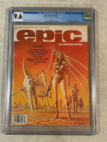 Epic illistrated cgc 6 - 3, 9,6